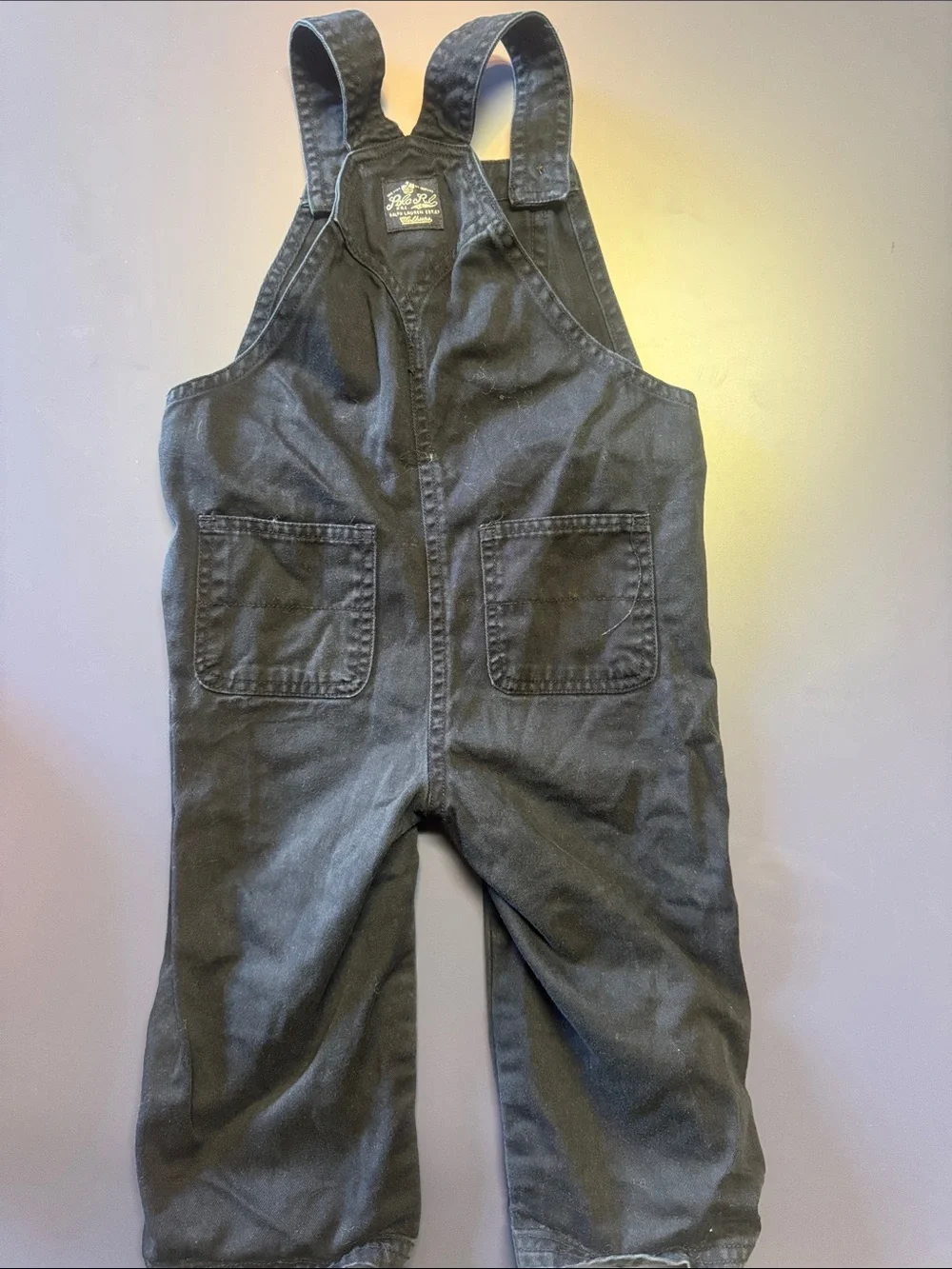 Ralph Lauren Black Kids' Overalls with Front Bib